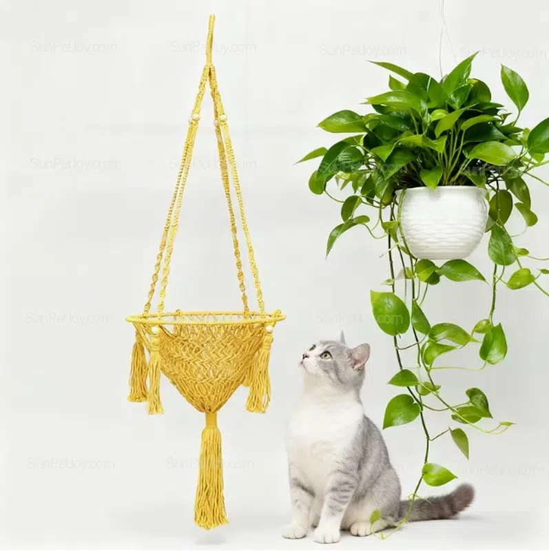 Wholesale Handwoven Cat Hammock Baskets