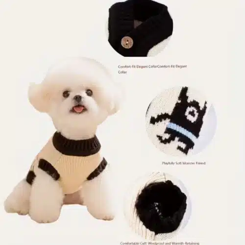 Wholesale Knit Sweater OEM with Monster Pattern – Warm, Soft, Easy-On Structure