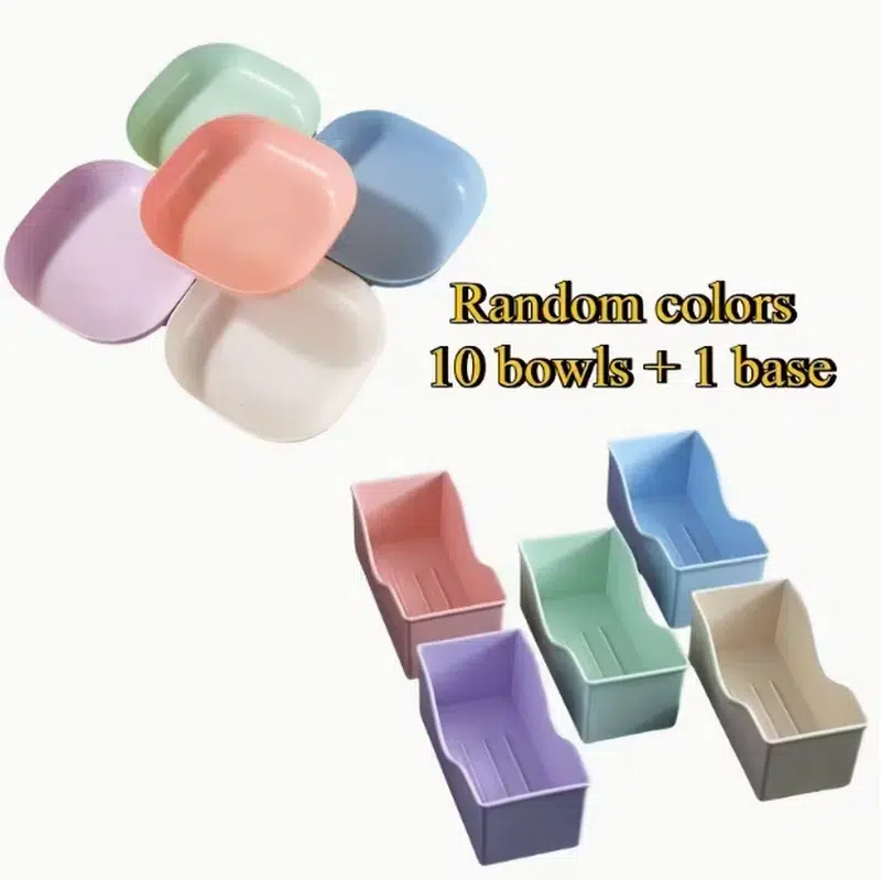 Wholesale Multi-Bowl Pet Feeding Set with Shared Base