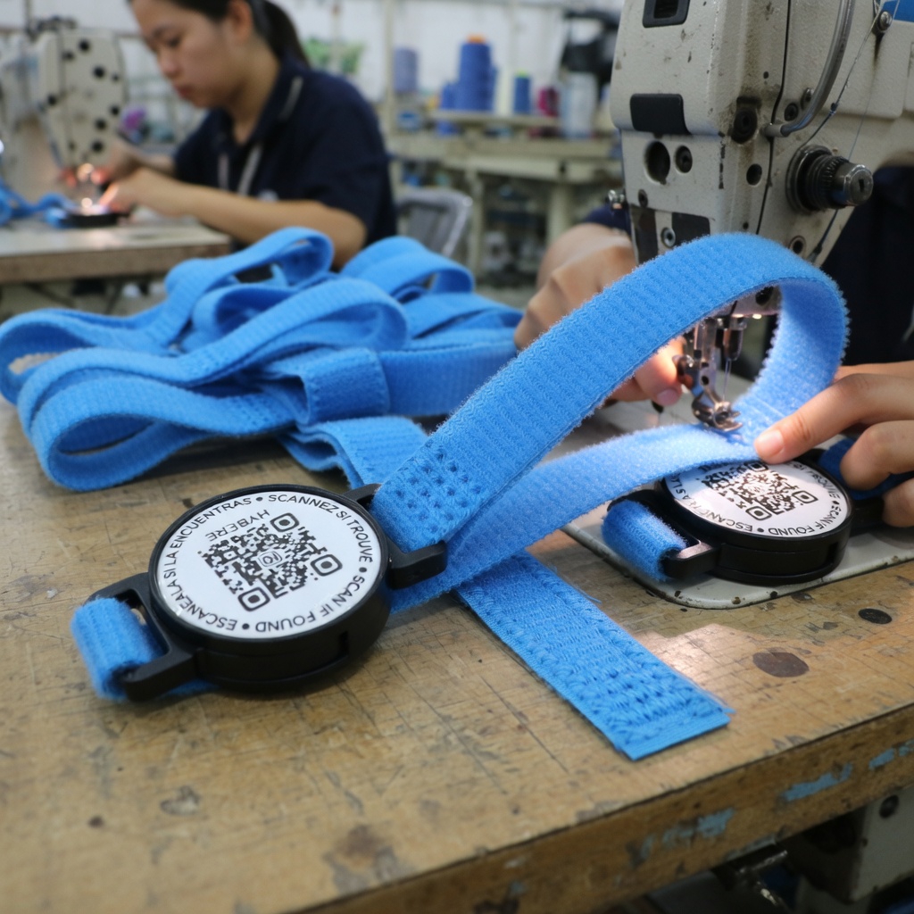 Wholesale QR Dog Tag in Polyester-PP