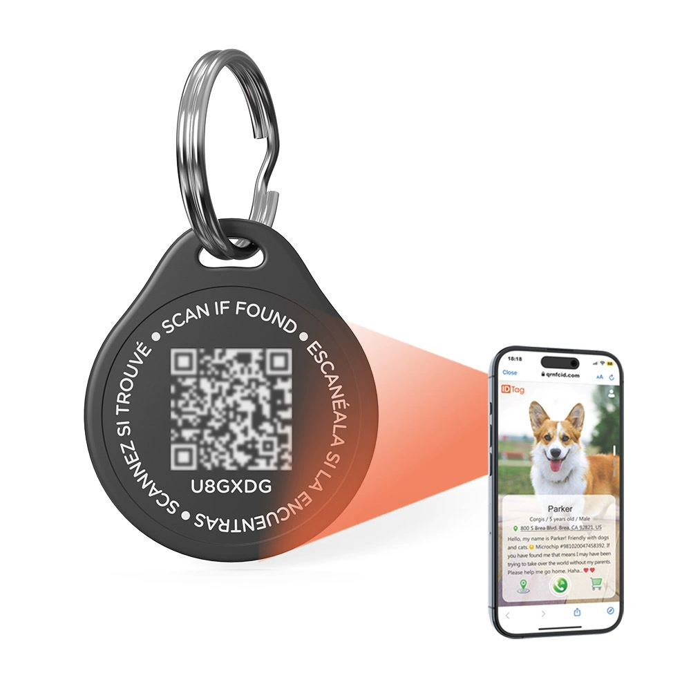 Wholesale QR Dog Tag in Polyester-PP