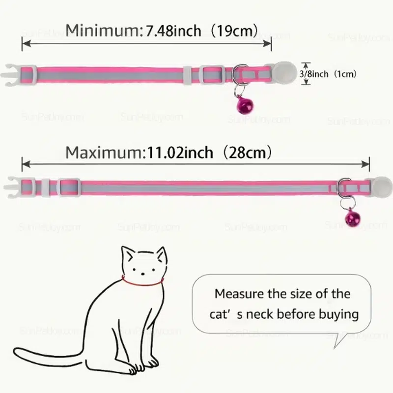 Wholesale Reflective Cat Collar with Breakaway Buckle - Image 6