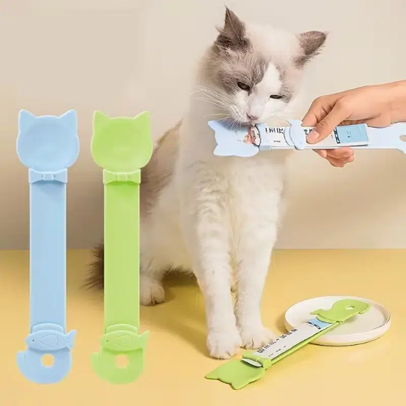 Wholesale Squeeze Cat Food Spoon for Lickable Wet Treats