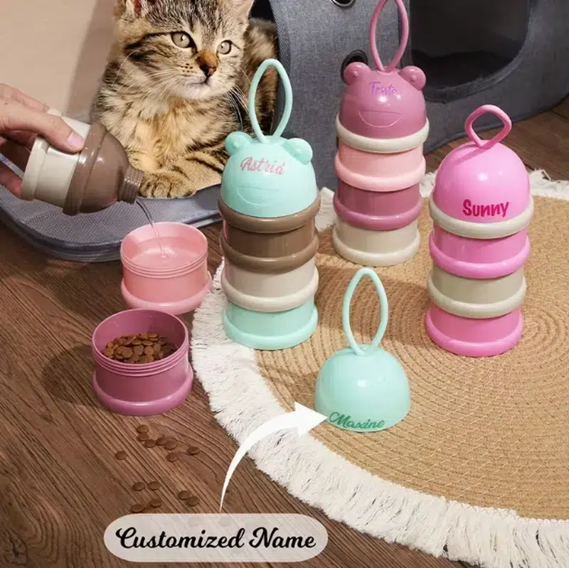 Wholesale Stackable Pet Food Storage Container for Travel Use