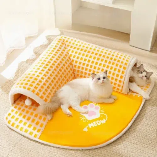 Wholesale U-Shaped Cat Tunnel Bed for Compact Indoor Spaces