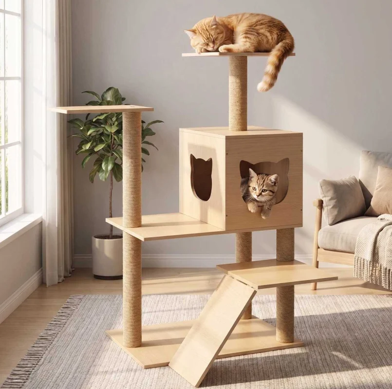 Wooden Cat Trees