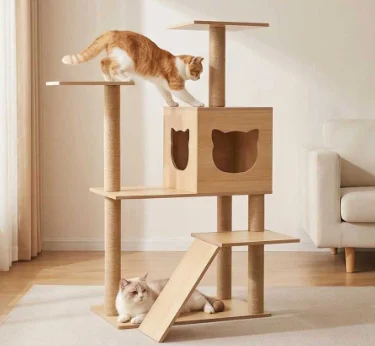 Wooden Cat Trees