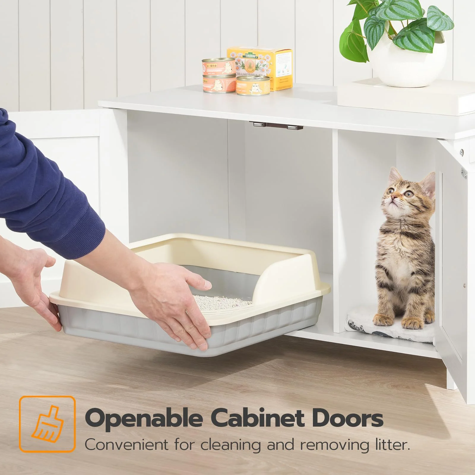 cat litter box furniture