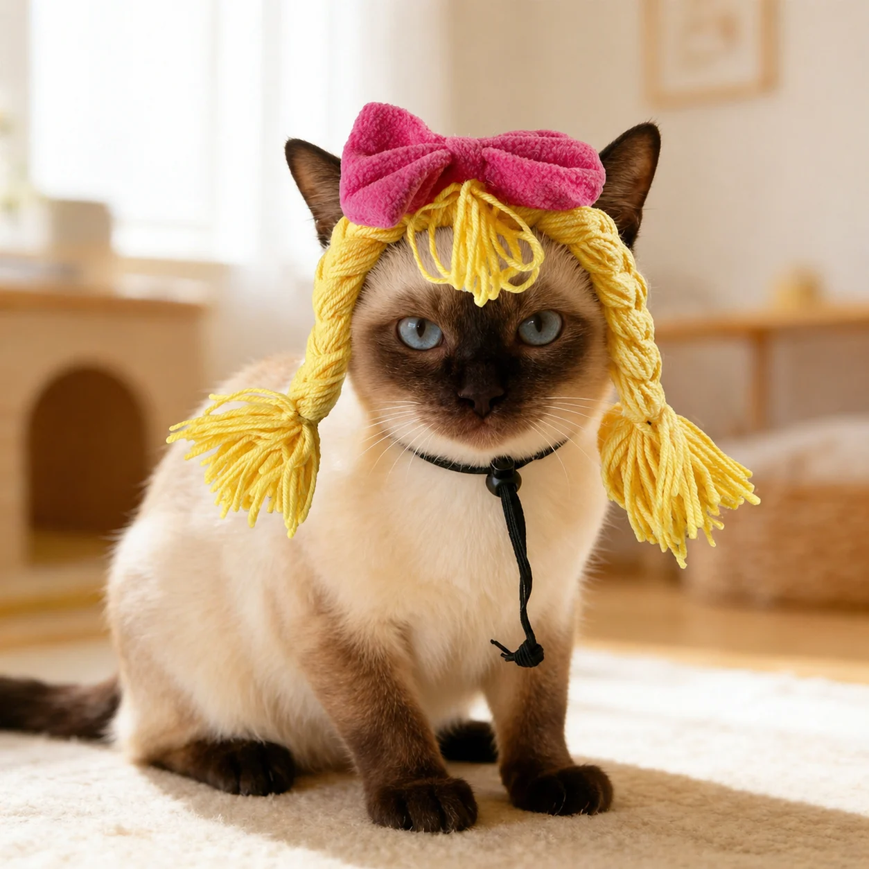 crochet cat headband