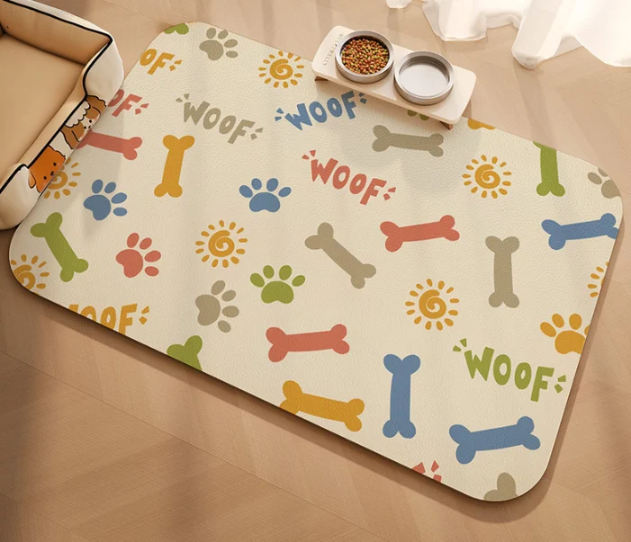 cute cartoon cat placemat