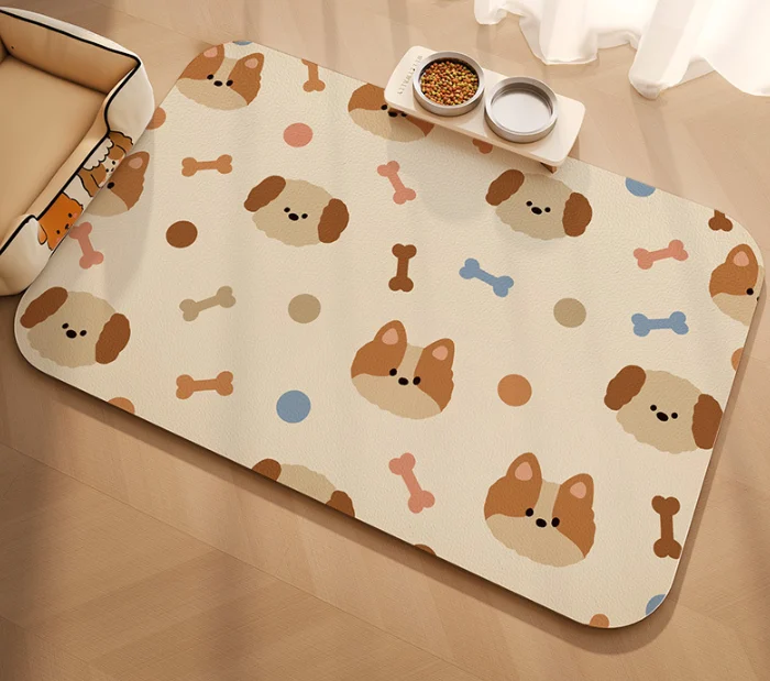 cute cartoon cat placemat