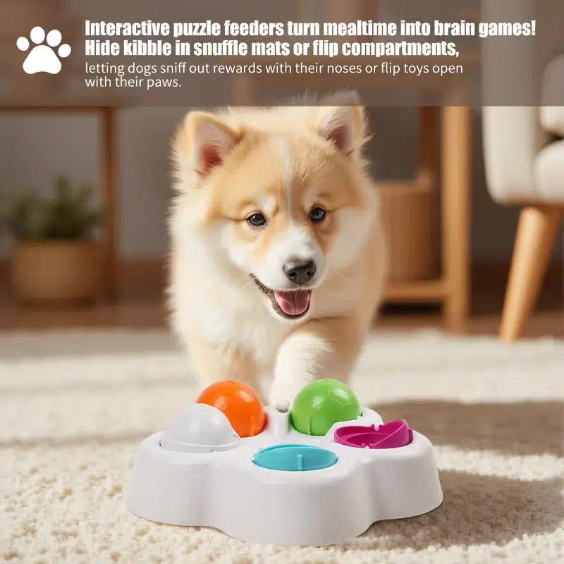 Dog Puzzle Slow Feeder| OEM-Ready Interactive ABS - Image 4