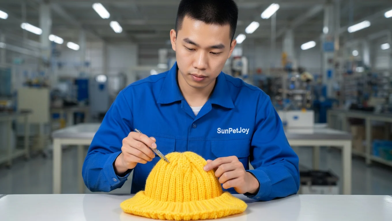 knit cat hat