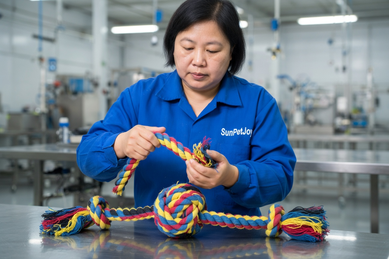 Rope Ball Dog Toy