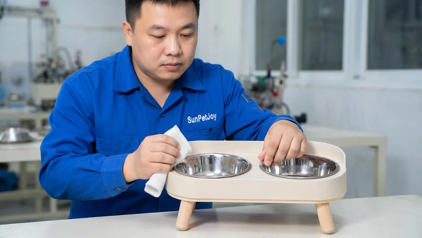 Stainless Steel Elevated Cat Bowls