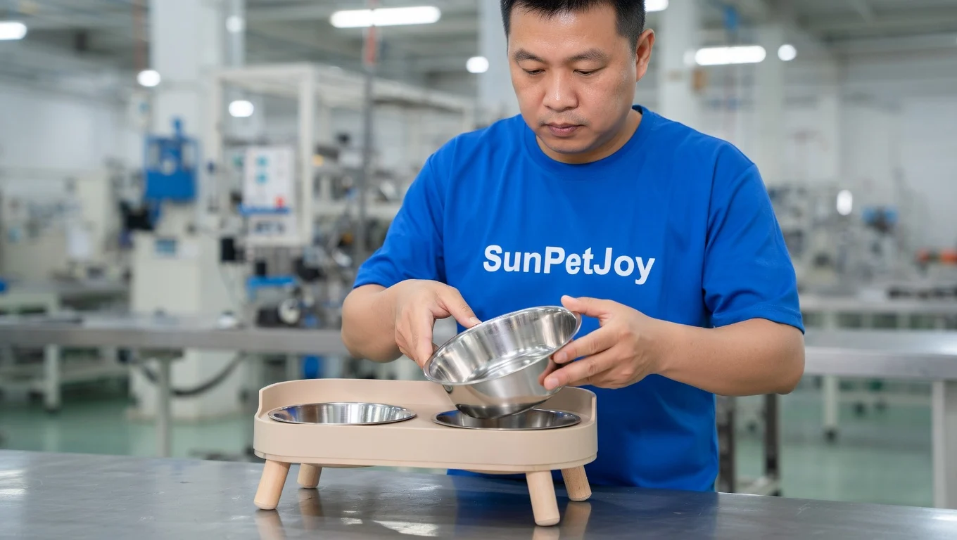 Stainless Steel Elevated Cat Bowls