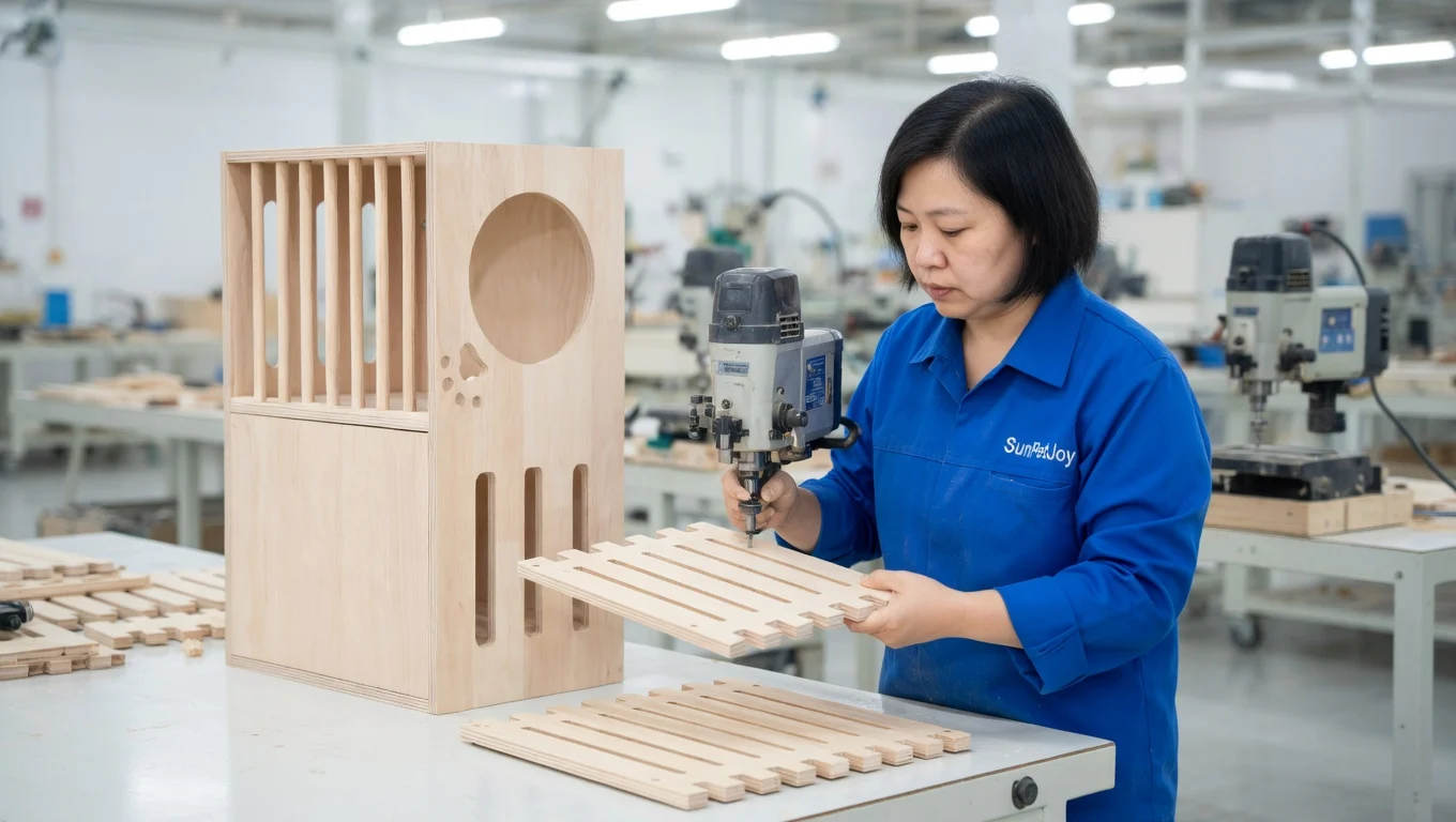 Wooden Cat Houses