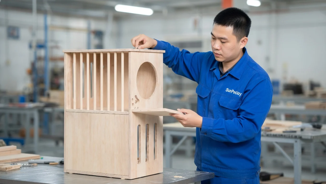 Wooden Cat Houses