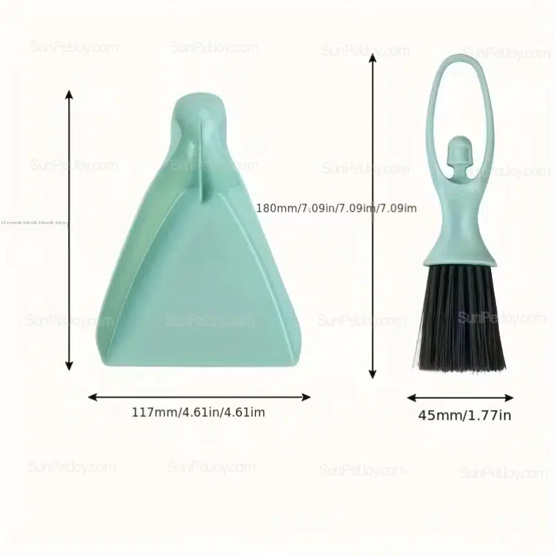Small Animals Cage Cleaning Brush & Dustpan Set Wholesale - Image 3