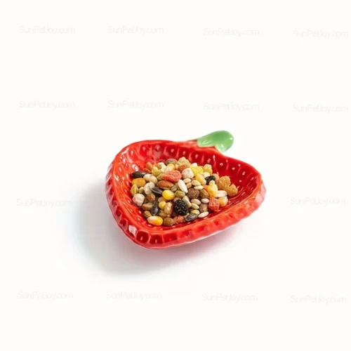 Wholesale Small Animals Strawberry-Shaped Ceramic Bowl