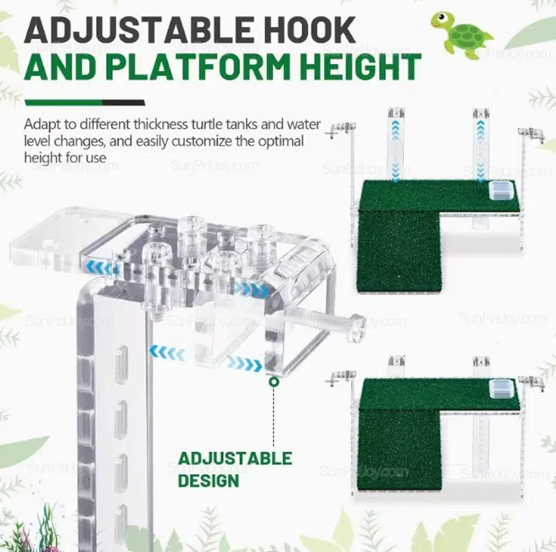 Adjustable Acrylic Turtle Basking Platform, Heavy-Duty | Wholesale - Image 5