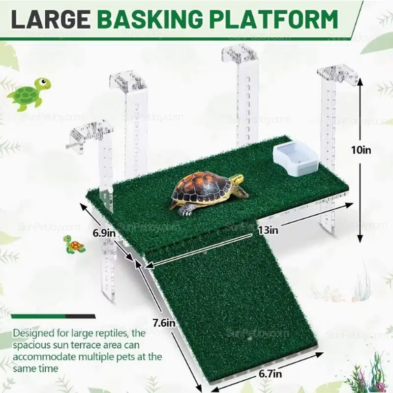 Adjustable Acrylic Turtle Basking Platform, Heavy-Duty | Wholesale - Image 4