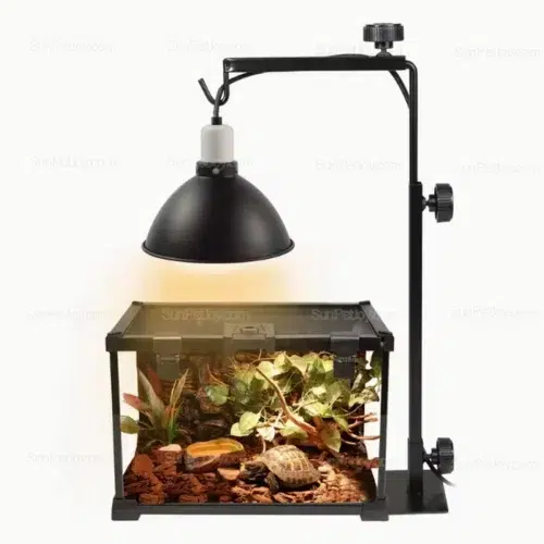 Adjustable Reptile Lamp Stand with Extendable Arm, Wholesale
