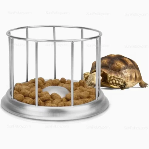 Anti-Spill Stainless Steel Reptile Feeding Dish OEM