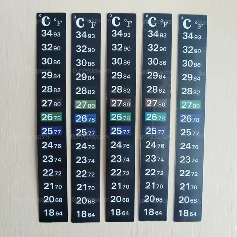 Aquarium Dual Scale Thermometer Stickers Wholesale - Image 3