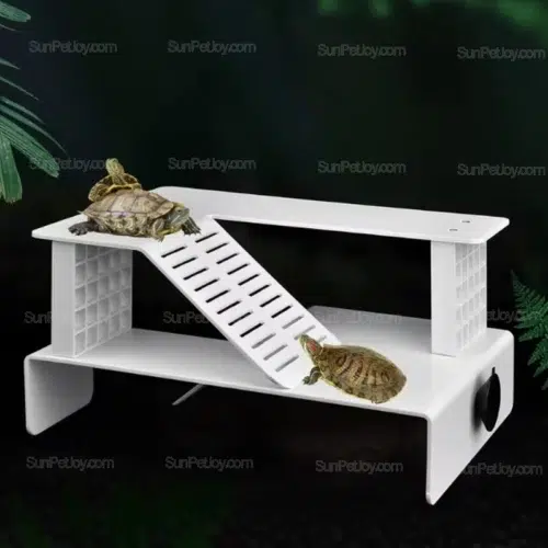 Double-Level Turtle Basking Platform with Ramp for Aquariums | Wholesale