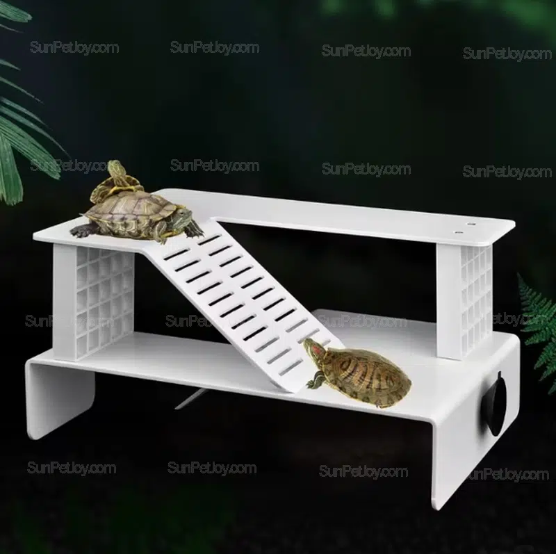 Double-Level Turtle Basking Platform with Ramp for Aquariums | Wholesale