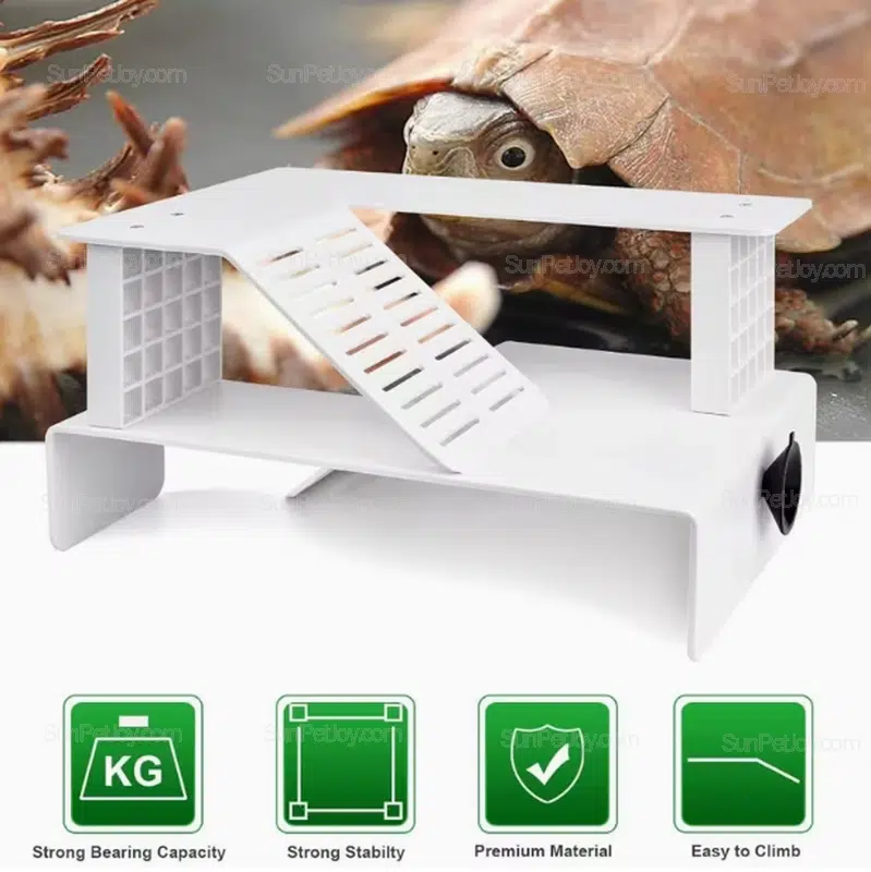 Double-Level Turtle Basking Platform with Ramp for Aquariums | Wholesale - Image 8