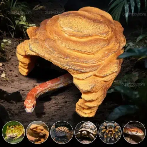 Extra Large Resin Rock Hide for Reptile Enclosures | Wholesale