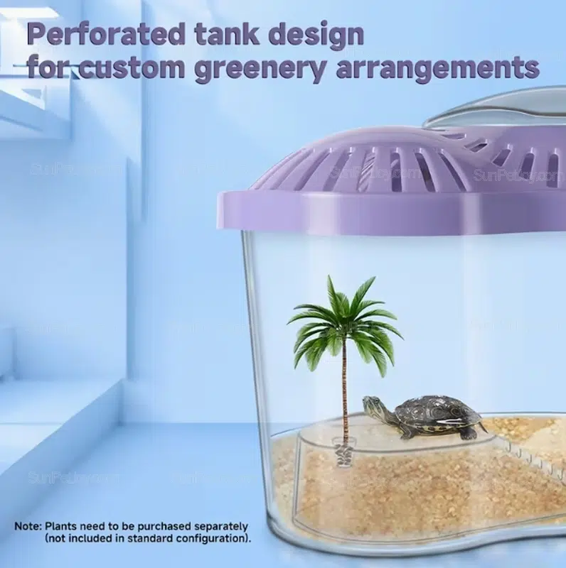 Flip-Top Skylight Turtle Enclosure with Handle | OEM - Image 3