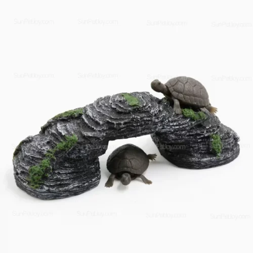 Natural Resin Turtle Basking Arch Ramp for Aquariums | Wholesale