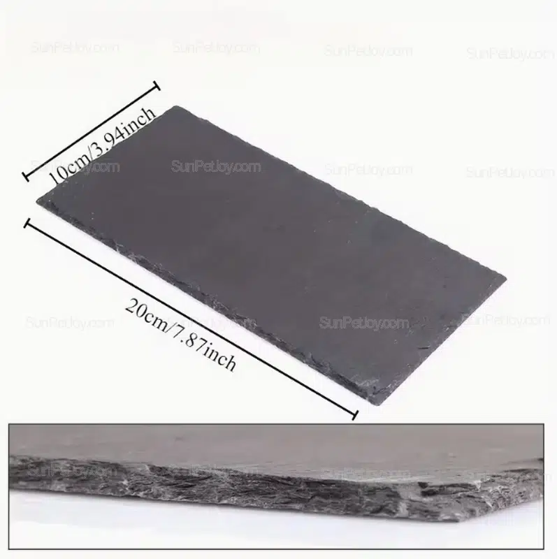 Natural Slate Reptile Basking Plate, Heat-Absorbing Design | Wholesale - Image 5