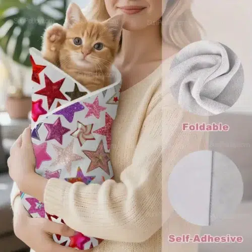 OEM Cat Self-Adhesive Calming Wrap Blanket for Multi Use
