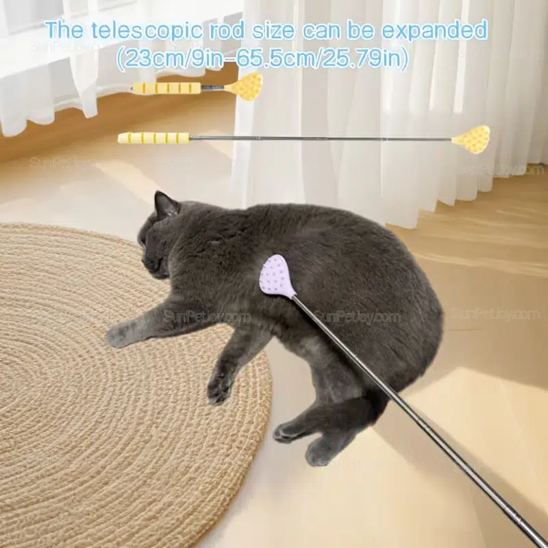 OEM Cat Telescopic Massage Brush with Extended Reach Head - Image 3