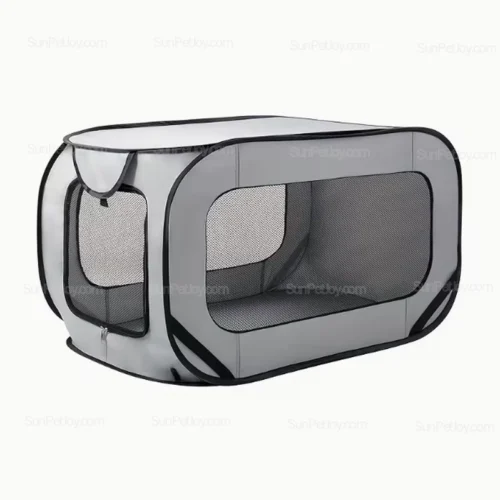 OEM Foldable Cat Car Carrier with Pop-Up Frame