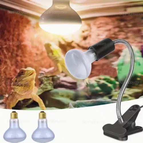 OEM Lizards Dimmable Basking Heat Lamp with Flexible Clamp