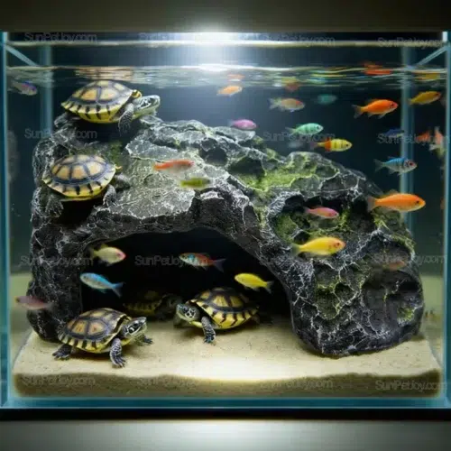 Resin Turtle Basking Cave with Climbing Top – Wholesale