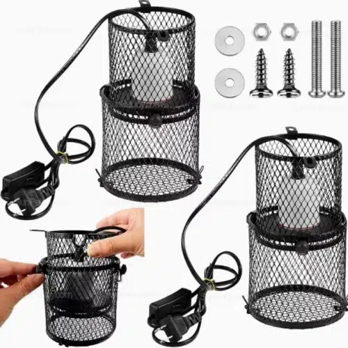 Retractable Reptile Heat Lamp Holders Wholesale with Adjustable Design