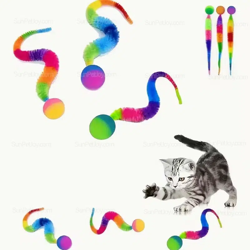 Wholesale Glow Cat Toy with Luminous Ball Flexible Tail