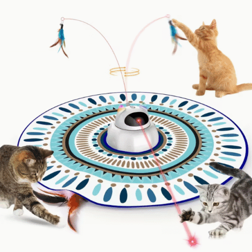 OEM Cat 4-in-1 Automatic Laser & Feather Interactive Toy