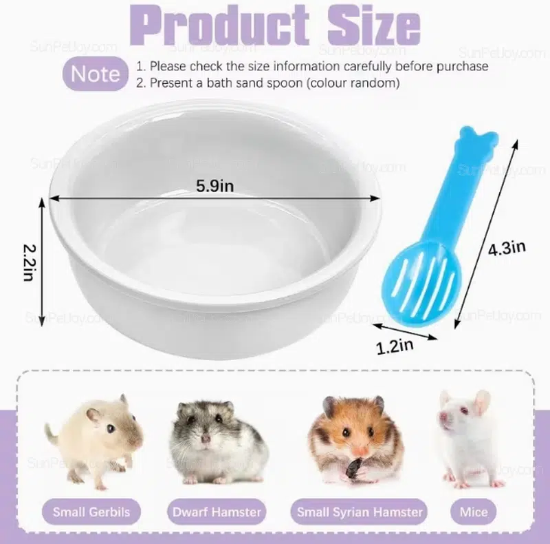Wholesale Easy-Clean Ceramic Litter Box for Small Animals - Image 4