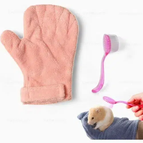 OEM Small Animals Bite-Resistant Handling Glove & Grooming Brush