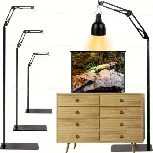 Wholesale Adjustable Lizard Heat Lamp Stand for Terrariums