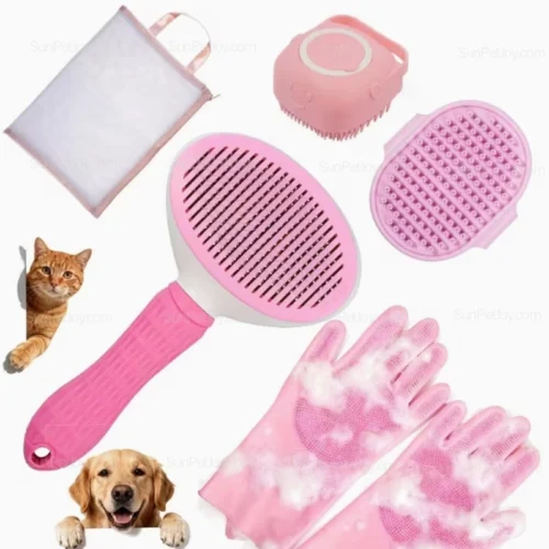 Wholesale Cat Bath Grooming Kit, 6-Piece All-in-One Care Set