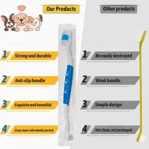 Wholesale Cat Double Head Toothbrush with Soft Bristles