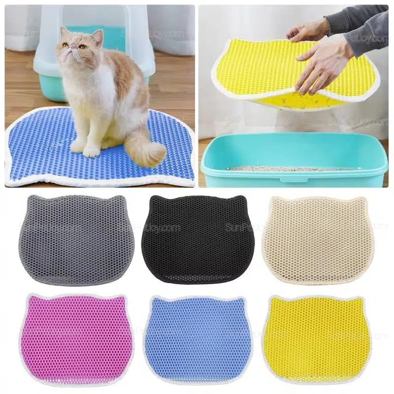 Wholesale Cat Litter Mat with Honeycomb Design in EVA